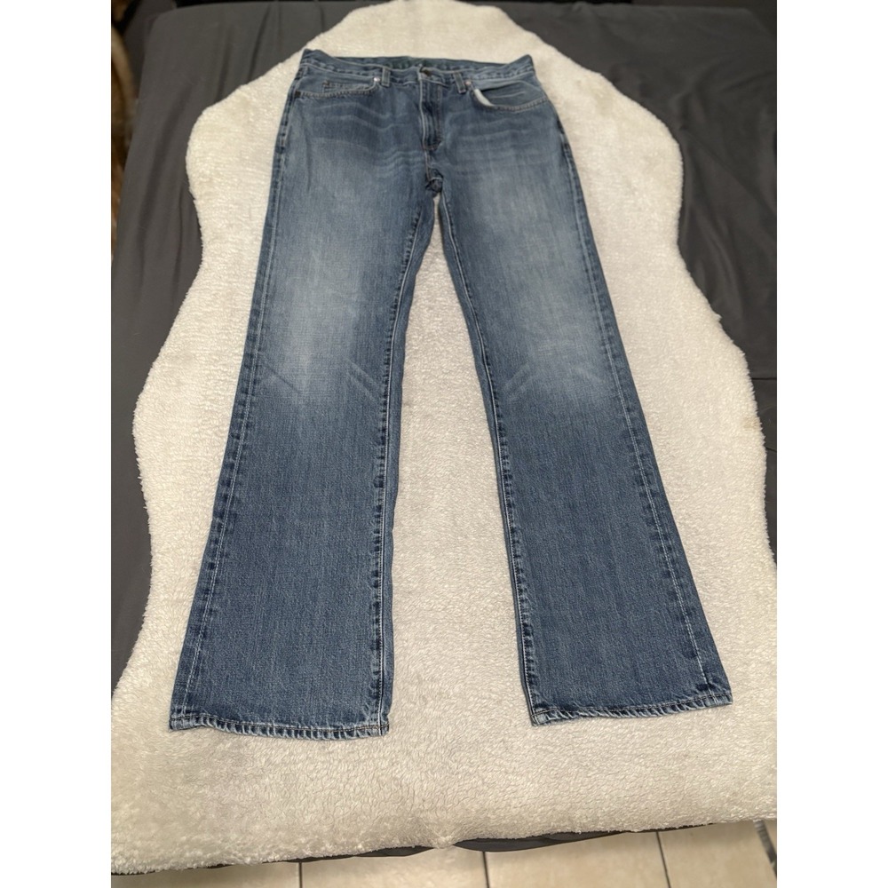 Vintage J.Crew Men's Classic Bootcut Jeans 34x36 Blue Denim Western 90s